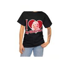 Twicess Jeongyeon I Love My Girlfriend Shirt,  Twicess Jeongyeon Cute Photo Merch, Gift Ideas For K-Pop Fans ONCE - Black - View 1