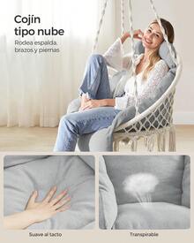 Hammock Chairs - White - View 10