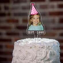 1-10pcs Personalized Character Photo Cake Toppers Customizable Character Design Cake Decoration For Birthday Wedding Family Gathering DIY Party - Multicolor - View 6