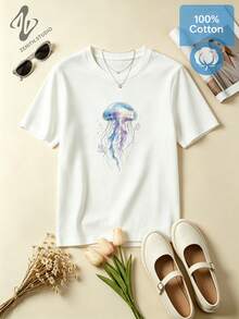 Women T-Shirts - White - View 1