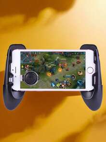 3-In-1 Mobile Game Controller With Joystick And Phone Holder, ABS Material, Stretchable Gamepad, Compatible With 4.5-6.5 Inch Smartphones, Suitable For Shooting And MOBA Games - Black - View 8