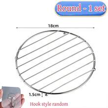 (Set) Stainless Steel Heat-Resistant Mat + Hook, Suitable For Hot Pot/Plates, Ideal For Modern Kitchens And Holidays (Back To School, Halloween, Etc.). Elegant Dining, Essential For Guests, Perfect Gift. Kitchen Necessity - View 15