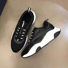 New CD Sneakers, Dad Shoes For Couples, Retro-Style Platform Sneakers, Breathable And Versatile - 05黑白 - 查看 2