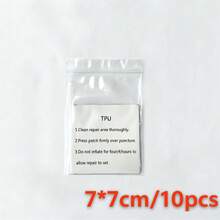 10pcs Waterproof Repair Patches For Tent, Swim Ring, Sleeping Bag, Outdoor Round Transparent Reflective Portable Repair Patches - Transparent Repair Patch - View 7
