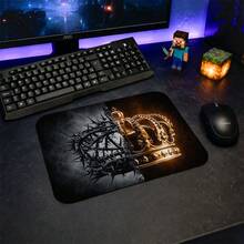 Leão de Judá Cristo Rei MousePad Gamer Grande Desk Pad 80x30 e 25x18 Base Antiderrapante - msp.04-leao - Visão 1
