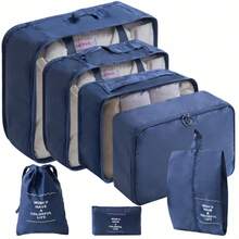 6/7/8/9/10/11pcs Portable Travel Storage Bag Set, Organizing And Storage, College Dorm Essentials, Packing Cubes, For Luggage, Lightweight Durable Fashion - View 14