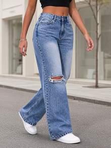 Women Jeans - Blue - View 3