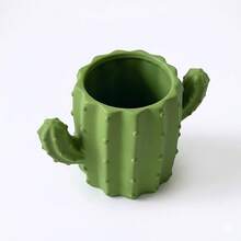 1pc Creative Multifunctional Fashionable Cute Cactus Pen Holder, Suitable For Students And Office, Can Also Be Used As Storage Box And Organizer - Multicolor - View 8