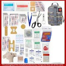 1 Conjunto - (160pcs/21pcs Conjunto) Kit de Primeiros Socorros, Múltiplos Acessórios de Primeiros Socorros, Curativos Combinados Respiráveis e à Prova d'Água e Outros Acessórios Relacionados ao Ar Livre, Atendendo às Necessidades Básicas de Primeiros Socorros para Família, Viagem e Bolsa (21/15/12pcs Conjunto) - 1 conjunto - Visão 18