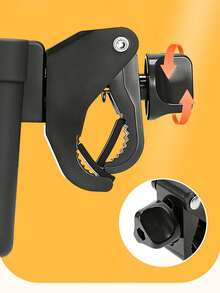Two-In-One Bicycle Cup Holder, With A Phone Holder, 360° Rotatable Handle Water Bottle Storage Device, Universal Bicycle, Electric Bicycle, Skateboard, Motorcycle, Baby Stroller Beverage Storage Bicycle Accessory - Multicolor - View 4