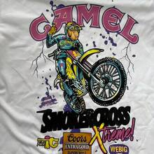 SmokerCross Xtreme T-Shirt Neon Motocross Graphic Tee For Dirt Bike Fans Retro 90s Motorcycle Racing Cotton Shirt For Men Gifts Streetwear,Y2K, - Black - View 9