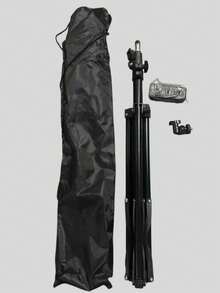 Universal Adjustable Iron Tripod Stand With Phone Holder Clip, Foldable Multifunctional Camera Tripod, With Clip-On Fixing, Triangular Metal Stand, For Smartphones And Cameras - Tripod - View 11
