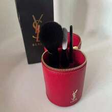 Designer YSL Gift Series Multi-Purpose Brush Container & Essential Makeup Brush Gift Bundle YSL-GIFT-131 - Hot Pink - View 7