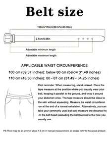 Cinturón elegante de mujer con hebilla de letra, material de PU, cinturón ajustable para la cintura, adecuado para vestidos y uso diario - Multicolor - Ver 7