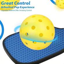 Durable Plastic Pickleball | High Elasticity Sports Ball, Random Color, 42mm Plastic Training Softball, Suitable For Hitting, Lightweight Hollow Ball, Indoor And Outdoor Use, Suitable For Games And Training, PE Material - Multicolor - View 8