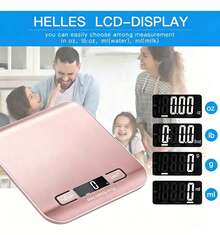 EDVELLA Stainless Steel Digital Kitchen Scale, Electronic Food Scale, 10kg Kitchen Scale With 1g Precision And Tare Function, Scale For Baking And Home Cooking - Kitchen scales - View 4
