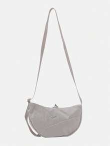 Nike Unisex NK AURA CRESCENT Crossbody Bag HQ4370-236 - Grey - View 1