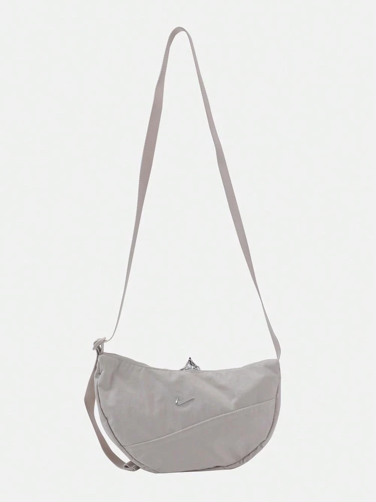 Nike Unisex NK AURA CRESCENT Crossbody Bag HQ4370-236 - Grey - View 1