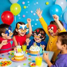 Sega Cartoon Party Mask, Anime Periphery Paper Mask, Anime Figure Hedgehog Image For Cosplay Props Festival Party Birthday Party Decortaions - View 4