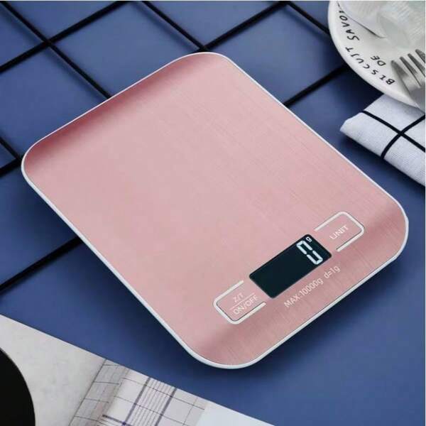 EDVELLA Stainless Steel Digital Kitchen Scale, Electronic Food Scale, 10kg Kitchen Scale With 1g Precision And Tare Function, Scale For Baking And Home Cooking