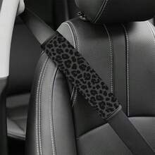 2pcs/Set Car Seat Belt Adjuster & Fixator, Anti-Choke Shoulder & Belly Guard, Cute Detachable Portable Anti-Choke Belly + Shoulder Guard Set - Multicolor - View 3
