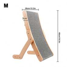 Vertical Small Cat Climbing Tree, Indoor Cat Scratching Board, Transformable Cat Lounge Chair And Cat Bed, Durable Solid Wood Structure Cat Scratching Board - Ginger - View 10