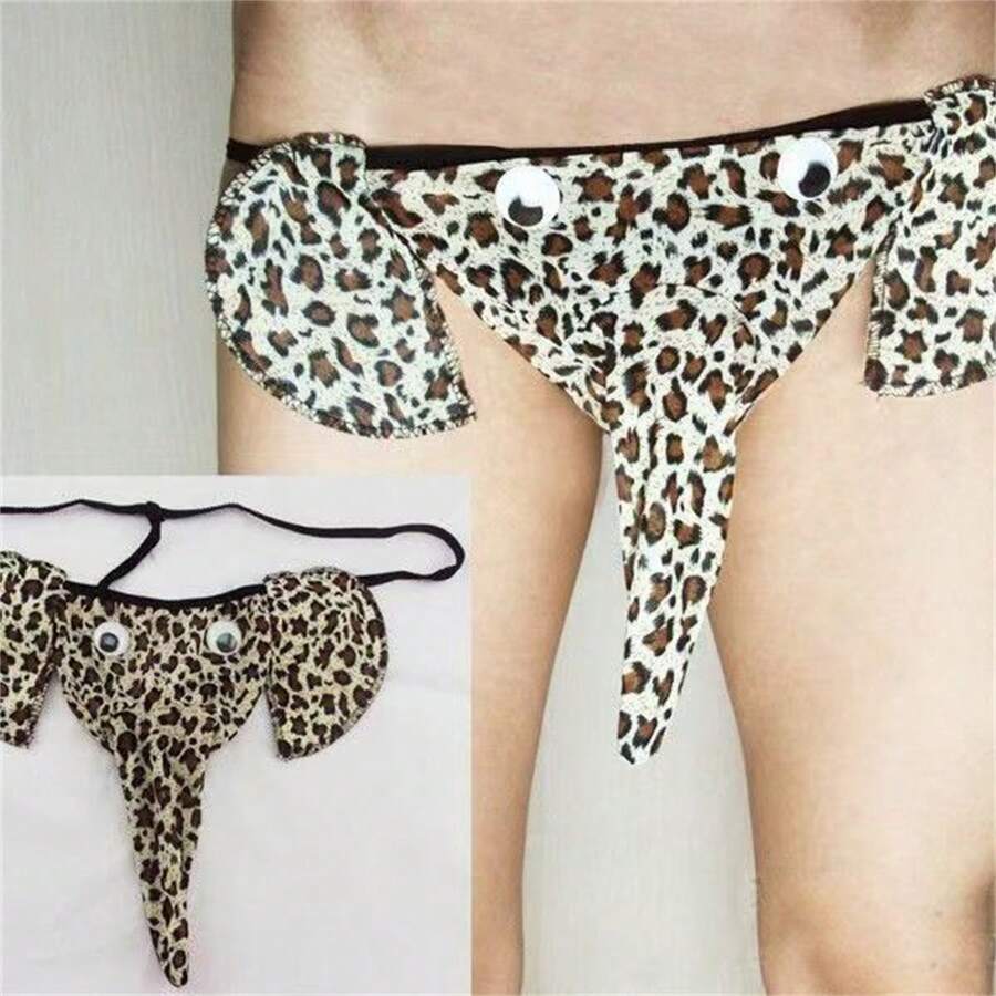 Men Thong & Jock Straps - Leopard Print - View 1