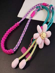 1 conjunto/1/2 peças Cordão para Celular Feminino Transversal Pescoço Pulso Multifuncional Corda Trançada Fresca Outdoor Viagem Caminhada Deslocamento Bolsa Corrente Capa de Celular Capa de Celular Câmera Abelha Alça de Ombro Cordão Universal. Adequado para Família, Amigos Presentes de Aniversário Feriados, Encantos de Celular, Chaveiros, Encantos de Bolsa, Chaveiros Trançados, Acessórios de Chaveiro, Chaveiros de Pulseira, Bolsas para Smartphone, Temporada de Volta às Aulas - Multicolorido - Visão 13