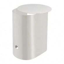 YUNRUX Mesa auxiliar, Mesa auxiliar de acero inoxidable, Mesa auxiliar para sofá - Plateado - Ver 5