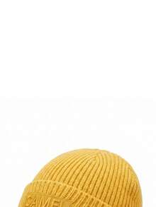 CAMEL CROWN Topi Rajut Hangat, Ikat Kepala untuk Mendaki Gunung di Luar Ruangan, Topi Wol - Oranye - View 3