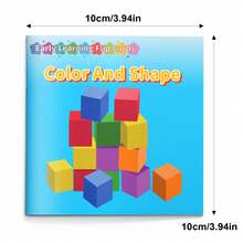English Vocabulary Learning Flashcards, Early Recognition And Picture Word Practice Notebook, With Color And Shape Learning Pages - Card Learning - View 8