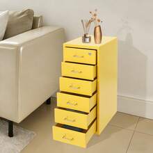 SHIOUCY Filing Cabinets - Yellow - View 2