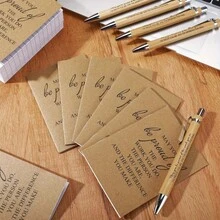 36pcs Bulk Thank You Gift Set, Pen, Notebook, Inspirational Keychain With Tote Bag, Employee, Colleague, Teacher, Volunteer Team Gift - Multicolor - View 3