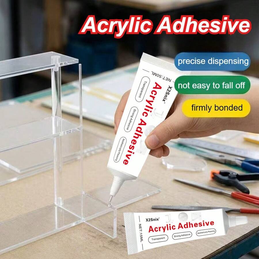 Super Glue, Waterproof & Heat Resistant, Acrylic Adhesive, Refrigerator Repair Glue, Suitable For Bonding Metal, Plastic, Ceramic, Rubber, Wood, Acrylic, Jewelry, Shoe Repair, Crafts, Fast Drying Adhesive, Home Repair Dedicated Glue