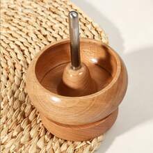 DIY 珠子旋轉器，珠子旋轉器珠寶製作，簡易旋轉木製手鍊旋轉器附 1 根串珠針，適用於製作種子黏土珠腰帶、手鍊 - 多色 - 查看 5