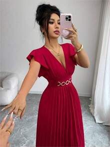 Women Short Dresses - (09)Blue - View 7