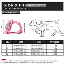1PC Pet Harness For Small And Medium Dogs And Cats - Baby Pink - View 3