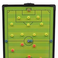 Professional Soccer Football Tactical Coaching Board, Portable Magnetic Strategy Board With Adjustable Stand,With Marker & Backpack For Coaches, Teams Training 23.6x17.7 Inch[A Good Gift For Family And Friends] - Default - View 4