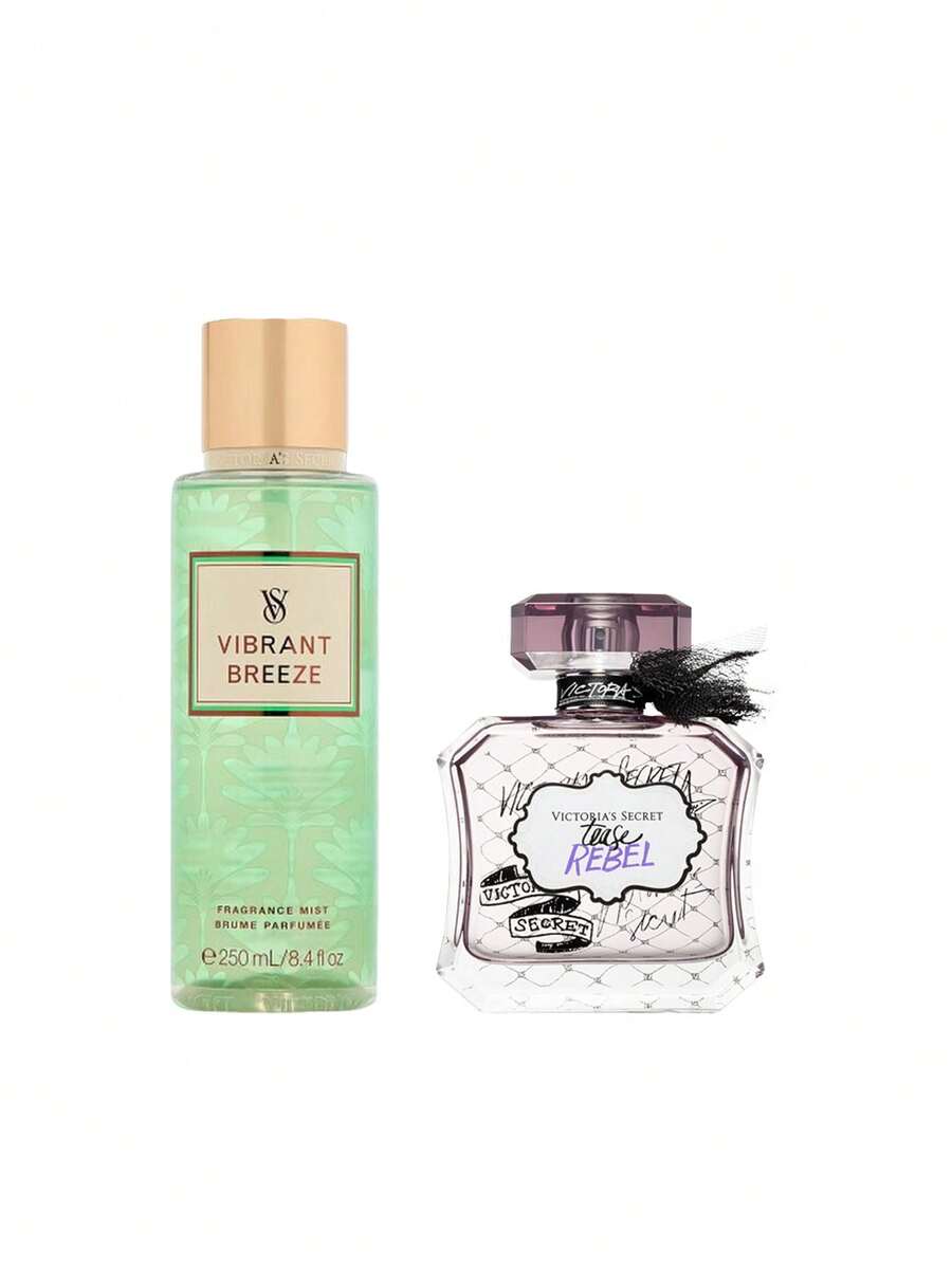 Victoria's Secret [Bundle] Vibrant Breeze Body Mist 250 Ml + Tease Rebel Eau De Parfum 100 Ml - Vibrant Breeze+Tease Rebel - View 1