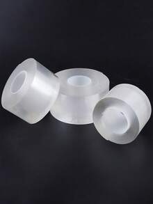 1pc Transparent Double-Sided Tape, Washable Double-Sided Adhesive, Suitable For Hotel Bathroom, Home Wall Hooks, Kitchen, Can Be Used As Shock-Resistant Double-Sided Tape For Desktop; Wall Hooks Leave No Traces And Easy To Remove - Multicolor - View 11