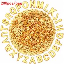 200-600顆混色大寫字母珠 - 金色字母 A-Z 套組，適用於珠寶製作、手鍊、項鍊、鑰匙圈、鞋帶和手工藝品 - 鮮豔派對裝飾、手工珠子、鑰匙圈配件、趣味設計 - 返校季 - 金色 - 查看 7