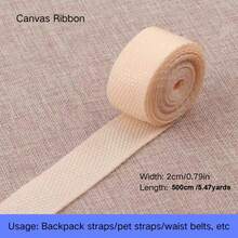 Cheonet Single Fold Twill Tape, Pre-Folded Twill Tape, Suitable For Sewing, Elastic Band Folding Crafts And Home Decor, Multi-Functional Fabric Edge Decoration And Clothing Embellishment, Sewing Trim, Handmade Supplies, S - DIY TAPE - View 11