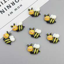 15pcs Assorted Original DIY Bee Pendant Set For Earrings, Keychains, Bracelets, Resin Craft Accessories Decoration Patch Material Kit (Aged 14+) - Multicolor - View 2