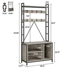 Storage Benches - Grey - View 4
