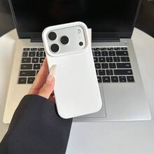 液態矽膠 3 層全包覆軟膠手機殼，適用於 iPhone 17 Pro 17 Pro Max 17，清新夏季配色，防震保護殼附防刮微纖維內襯，相容 iPhone 13 11 16 Pro Max 15 14 Plus 12 Mini XS Max 7 8 Plus - 純白 - 查看 7