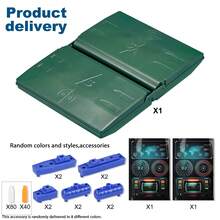 Foldable Battleship Strategy Board Game, 2-Player Naval Combat Toy, Classic Warship Elimination Game, Family Party Gift For Holiday Birthday Christmas Vacation - Multicolor - View 11