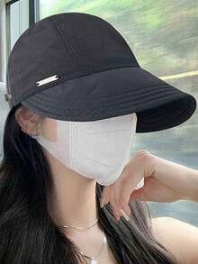 寬帽簷棒球帽 女款快乾防曬帽 UV 防護 春夏款 - 彩色 - 查看 3