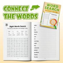 Buku Catatan Belajar Kosakata Pencarian Kata untuk Anak-Anak - Tema Laut dan Buku Latihan Pengenalan Kata Umum | Buku Latihan Menulis untuk Pembelajaran Awal dengan Pencarian Kata Berbasis Kisi Huruf dan Garis Tulisan Tangan Terpandu, Memupuk Konsentrasi, Observasi, Kemampuan Mengeja, dan Kesiapan Menulis - kata-kata visual - View 7