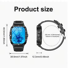 Smartwatch, Wireless Call/Dial, Multi-Sport Mode, Short Message Alert, Message Alert View, Customized Wallpaper, Compatible With IPhone/Andriod - Multicolor - View 6