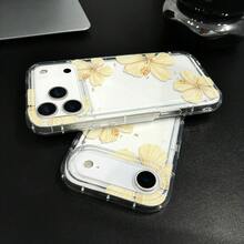 Pleiomea 花卉圖案印花手機殼「You Are Stronger Than You Think」正向金句美學殼，相容 iPhone 與 Android 機型，防水防摔防刮 - 彩色 - 查看 4
